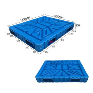 1210 double sided blow molded pallets