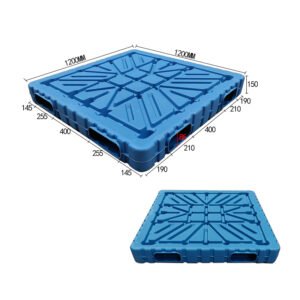 1212 double sided blow molded pallets