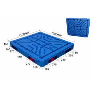 1311 double sided blow molded pallets