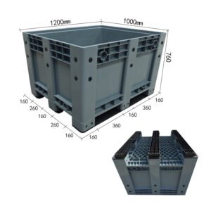 gray bulk pallets container