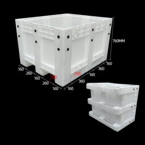 white bulk pallets container